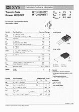 DataSheet IXTH200N075T pdf